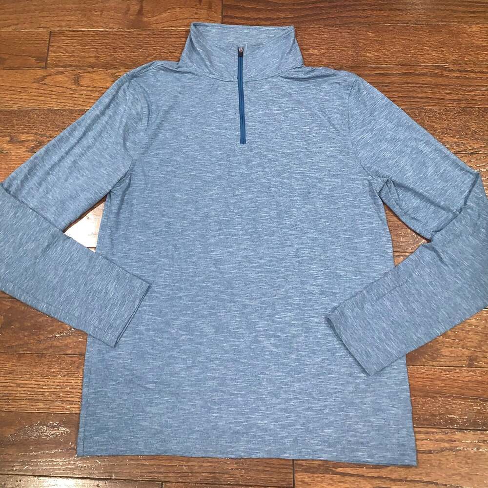 J.Crew Performance Half-Zip Blue Women’s S | Athleisure‎ Lightweight Activewear